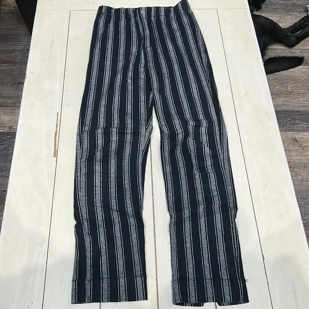 Brandy Melville Pinstripe Straight Leg Trousers